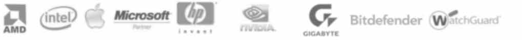 Microsoft Partner, Hewlett-Packard, Intel, AMD, Toshiba, Symantec, Samsung, Apple 